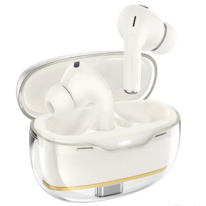 Наушники беспроводные TWS Hoco EW54 Rayo Milky White (00000071146_1)