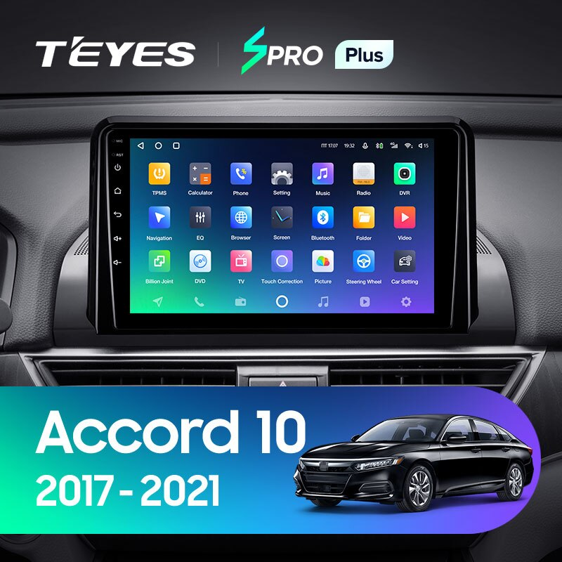 Автомагнітола штатна Teyes SPRO Plus для Honda Accord 10 CV X 2017-2021 Android SPRO PLUS 6+128G Wi-Fi/4G (1648769904) - фото 3