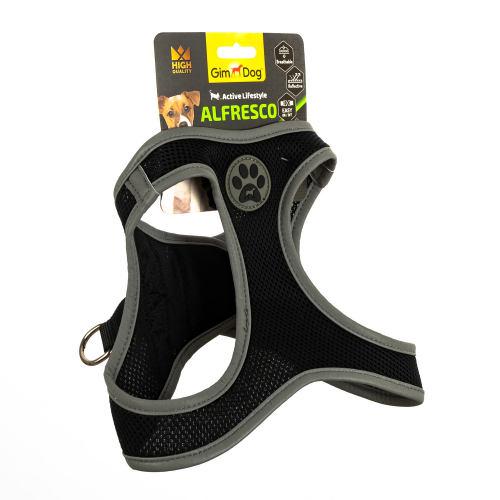 Шлея для собак GimDog Alfresco неопрен L 47-50 см Черный (80334705013)