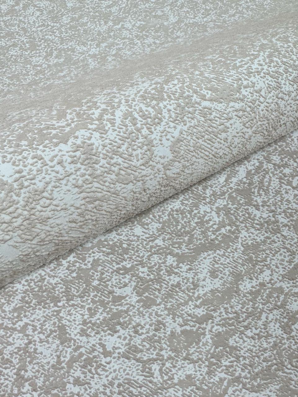 Шпалери вінілові з ефектом штукатурки на флізеліновій основі 10 м Бежевий (1253-01)