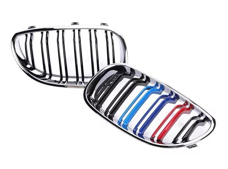 Решетка радиатора GBT для BMW 5 M-Look E-60/61 2003-2010 гг. пластик Черный (27669077)