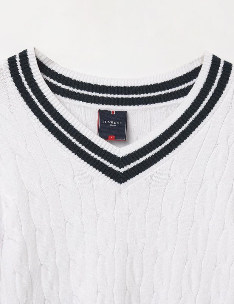 Светр жіночий Diverse VASTRO XL Білий (5905384040527) - фото 5