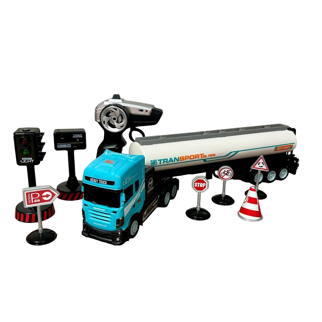 Радиоуправляемая машинка детская Фура аккумуляторная с дорожными знаками на пульте (G263828-GM1960) Радиоуправляемая машинка детская Фура аккумуляторная с дорожными знаками на пульте (G263828-GM1960)