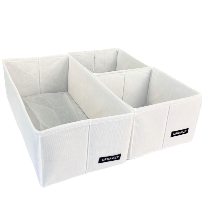 Набір коробочок в дитячий комод MINI Білий (Wh-mini) - фото 3 Набір коробочок в дитячий комод MINI Білий (Wh-mini) - фото 3