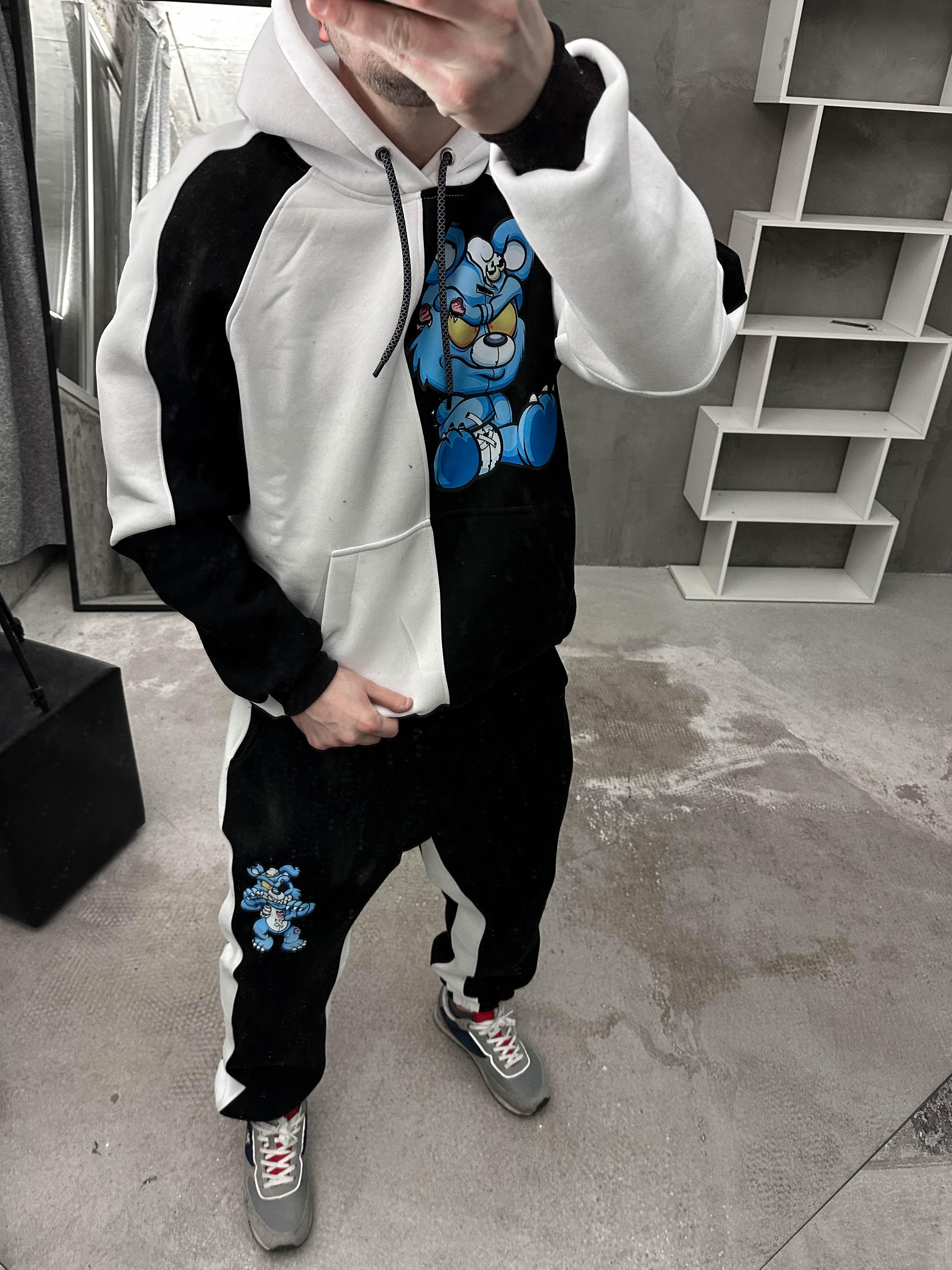 Спортивний костюм утеплений 5-803 ДТФ-принтом L Різнокольоровий (22819)