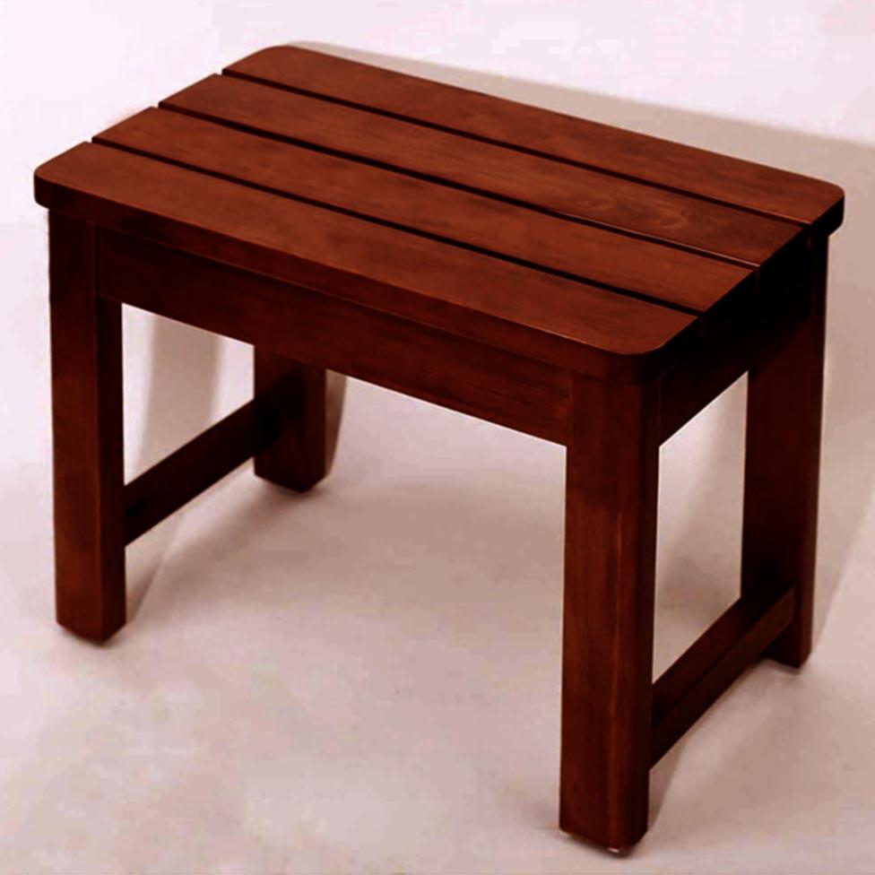 Стульчик из дерева Базавлук 50х30х40 см Латте (ТАБ-503116)