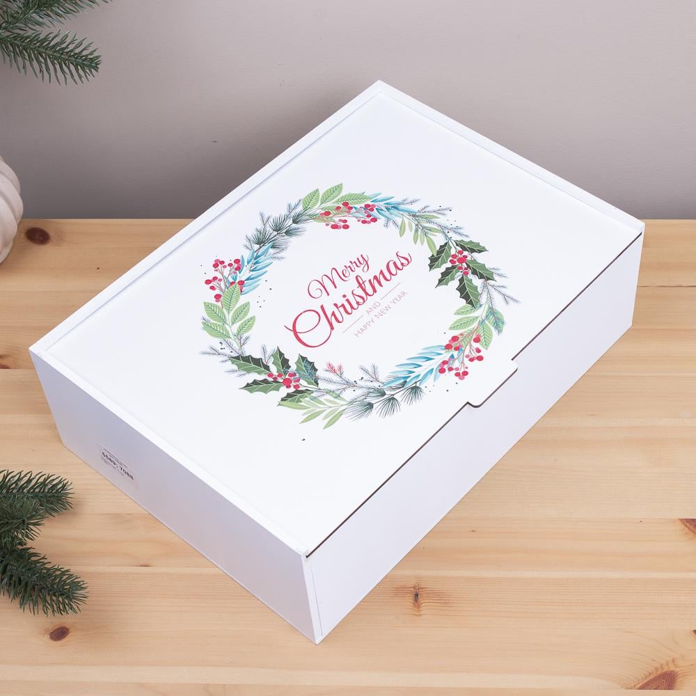 Коробка прямоугольная Merry christmas 36 см (5589-2)