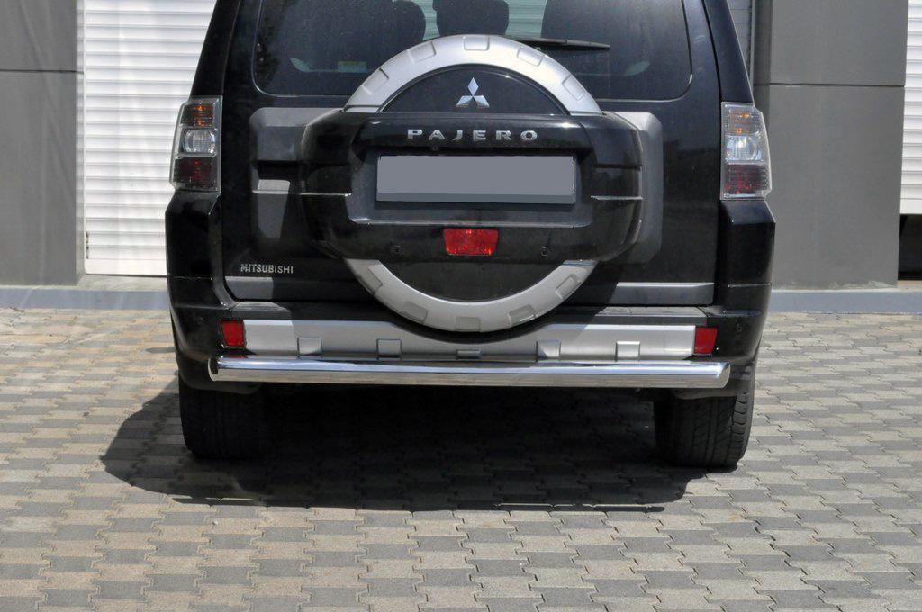 Задняя дуга AK002 CAN для Mitsubishi Pajero Wagon III нержавеющая сталь Хром
