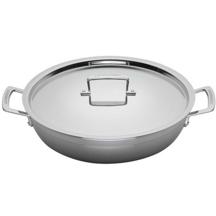 Кастрюля Le Creuset низкая с крышкой 3 PLY 24 см