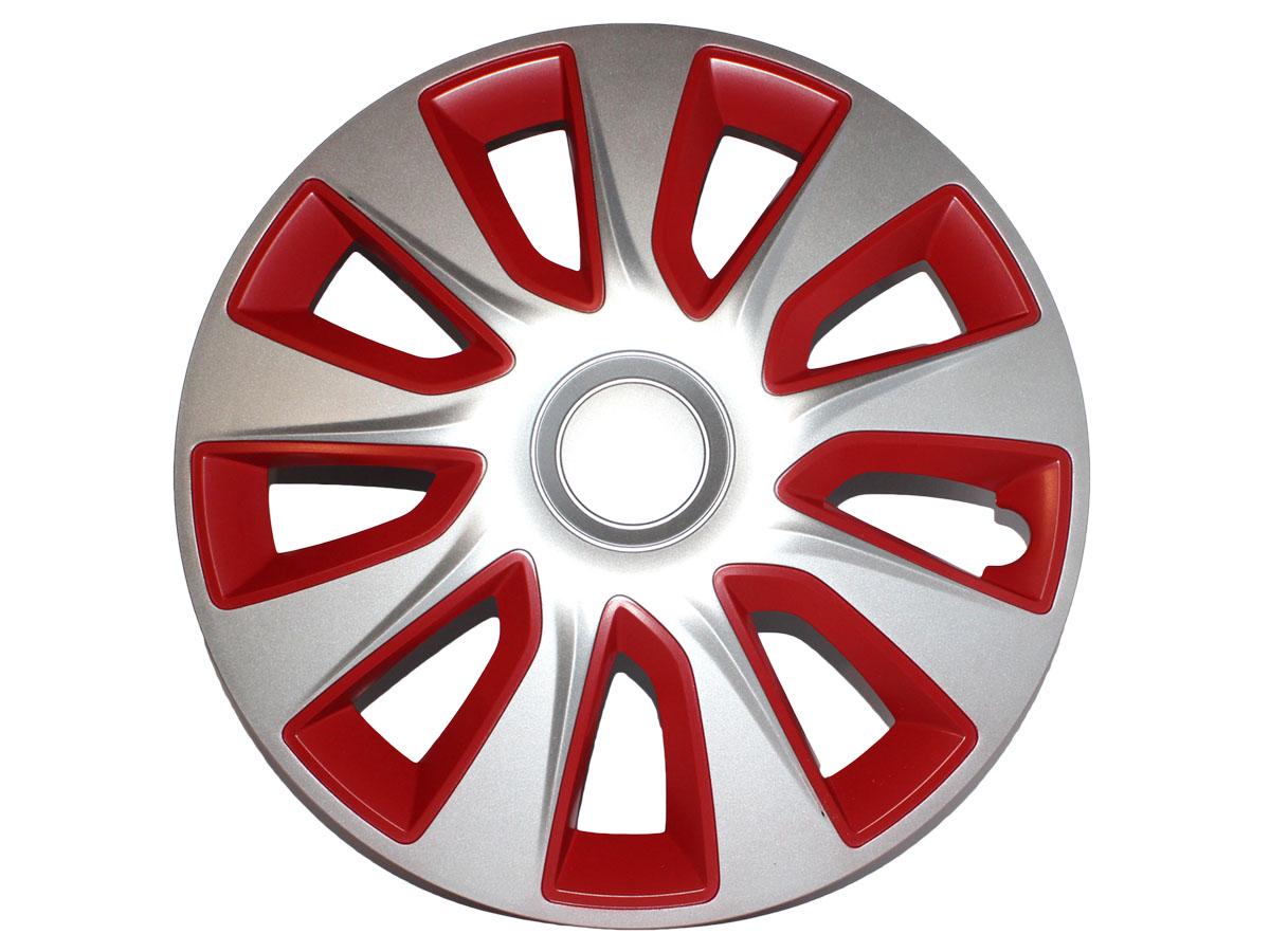 Колпаки R13 Stratos Красный/Серый (36770)