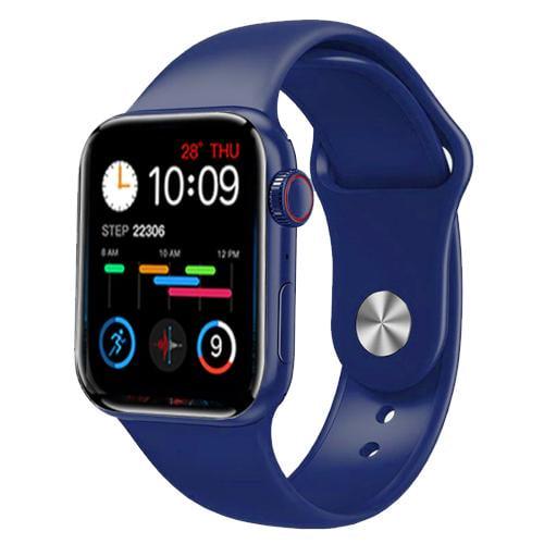 Смарт-часы WearfitPromini M16 Aluminium голосовой вызов 38 мм Blue (538344)