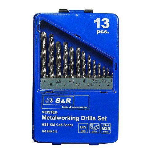 Набор сверл по металлу S&R Meister Co 13 шт. (108849013)