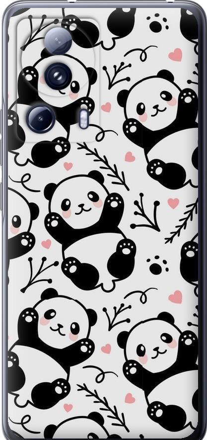 Чехол на Xiaomi 13 Lite Панды (4318u-3017-42517)