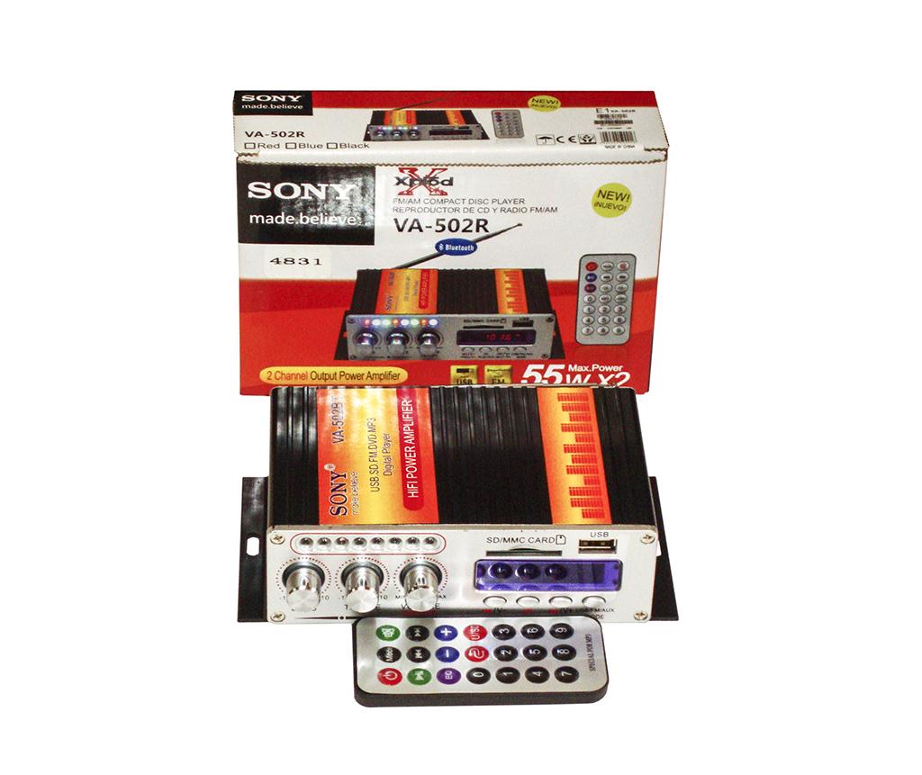 Підсилювач звуку UKC VA-502BT в авто (30502) - фото 5 Підсилювач звуку UKC VA-502BT в авто (30502) - фото 5