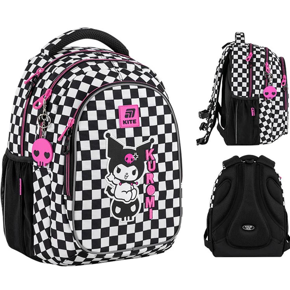 Школьный рюкзак KITE Education teens Kuromi 20,5 л (HK25-8001M) - фото 2 Школьный рюкзак KITE Education teens Kuromi 20,5 л (HK25-8001M) - фото 2