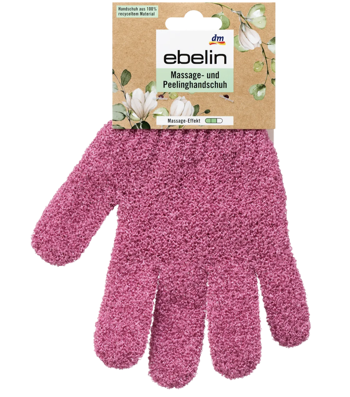 Рукавичка для масажу та пілінгу Ebelin 1 шт. (4067796190755)