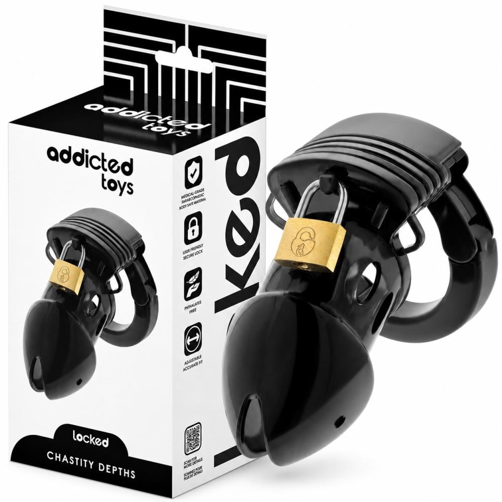 Пояс верности мужской Locked Chastity Depths Penis Cage (1000065820)