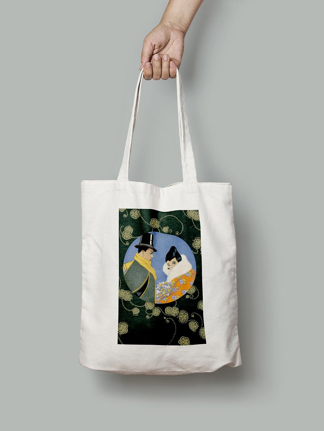 Эко-сумка Джентльмен и леди шопер (FA08058_Bag)