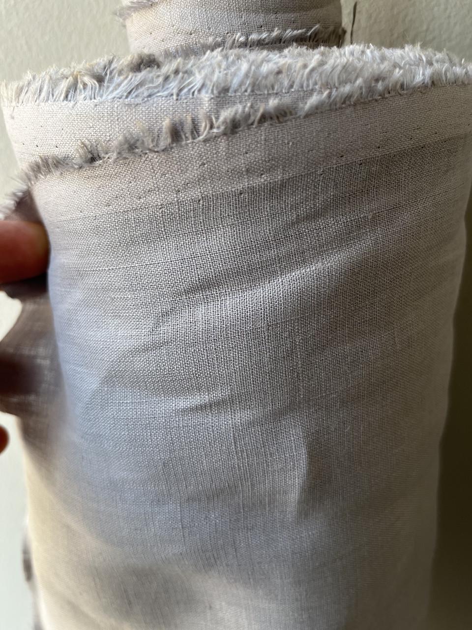 Тканина LINEN PLUS 100% льон 143 см 1292 Світло-сірий - фото 4 Тканина LINEN PLUS 100% льон 143 см 1292 Світло-сірий - фото 4