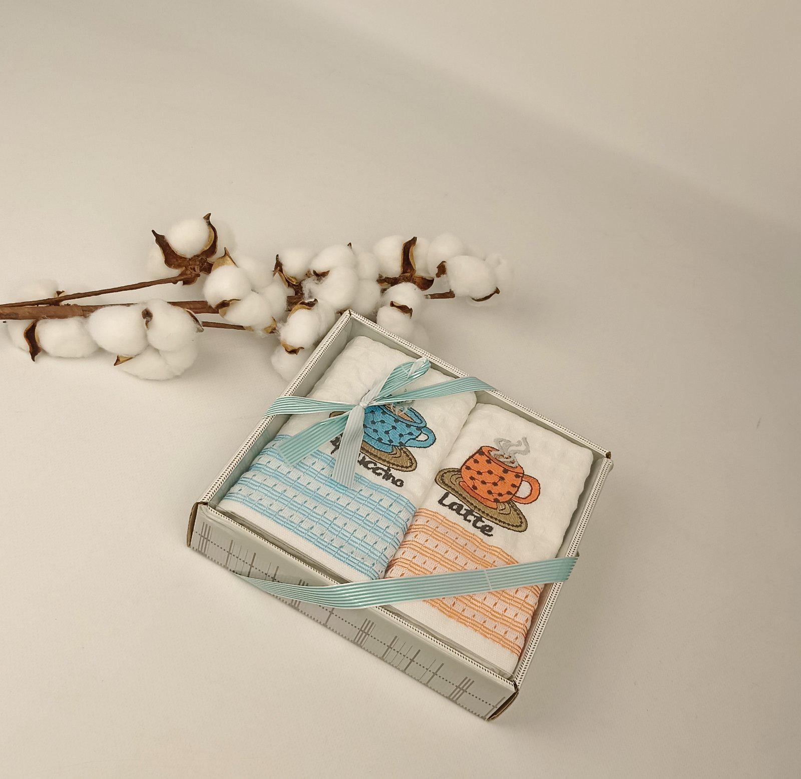 Набор вафельных полотенец Meteor Simona Coffe 2 шт. (CN37667)