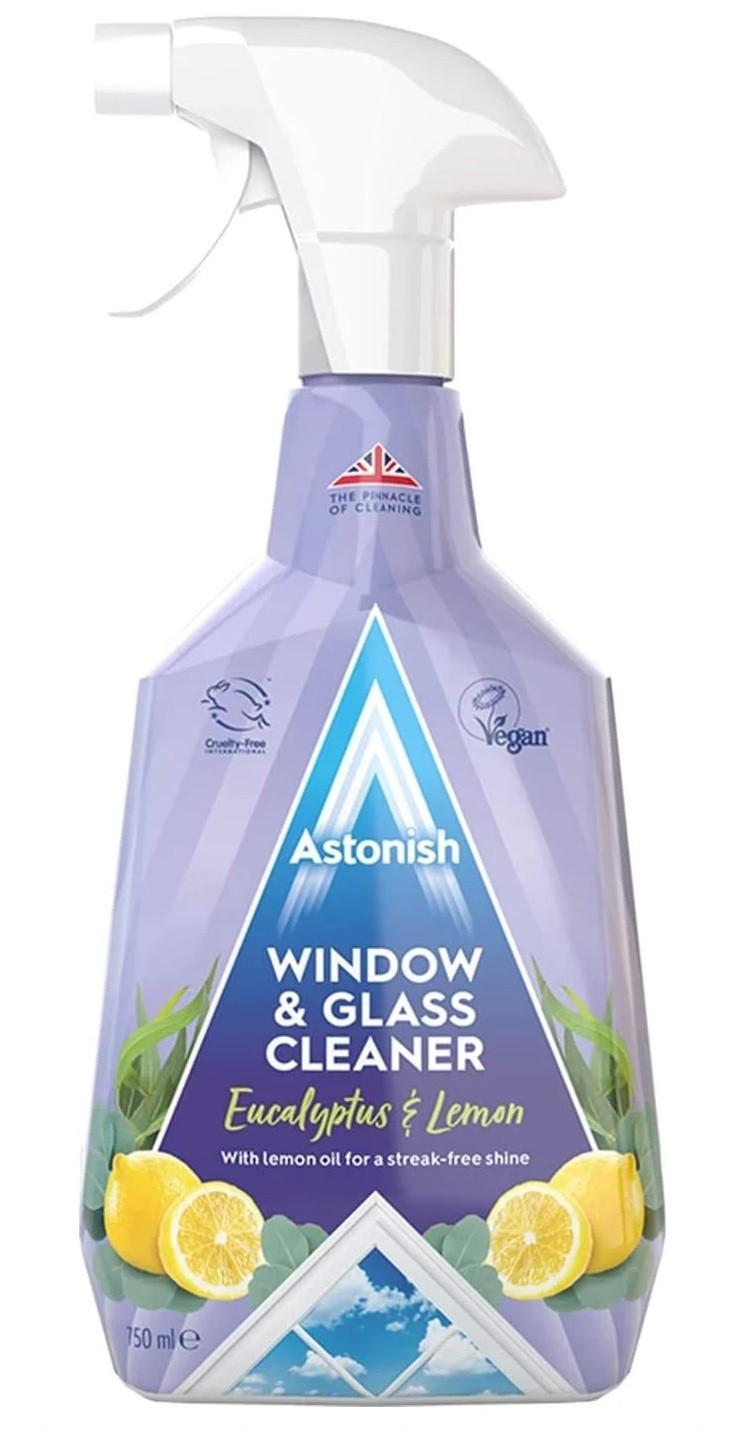 Засіб для миття вікон та скла Astonish Eucalyptus & Lemon 750 мл (E-00549) - фото 1