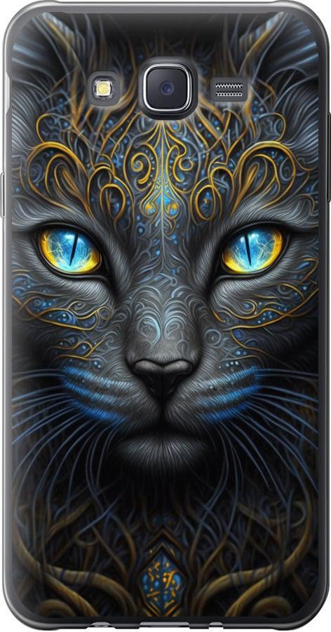 Чехол на Samsung Galaxy J7 J700H Кошка (5548t-101-42517)