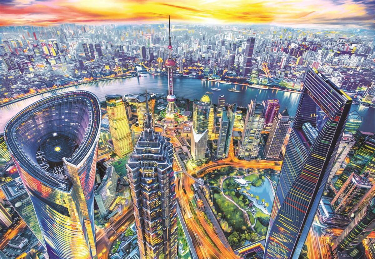 Пазл Шанхай 2000 элементов (3962-CS)