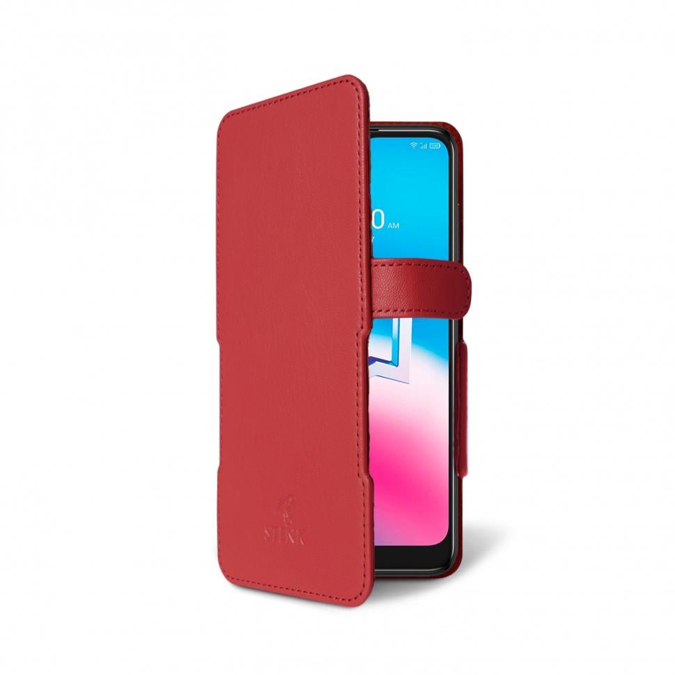 Чехол книжка Stenk Prime для Alcatel 3L 2020 Красный (67489)