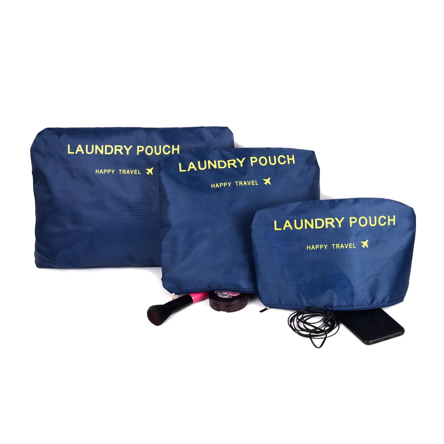 Набір органайзерів для подорожей та дому 6в1 нейлон водовідштовхувальний Синій (КДО-15-4) - фото 5 Набір органайзерів для подорожей та дому 6в1 нейлон водовідштовхувальний Синій (КДО-15-4) - фото 5