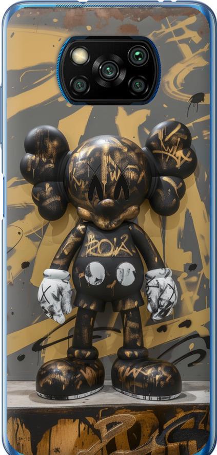 Чехол на Xiaomi Poco X3 Pro Bronze kaws (6097t-2938-42517)