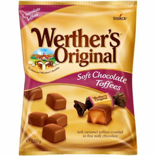Конфеты шоколадные Werther's Soft Chocolate Toffees 120 г (06772)