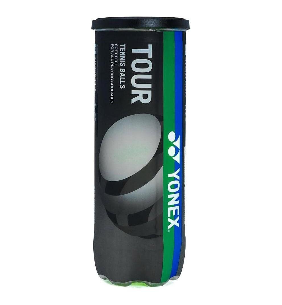 М'ячі для тенісу Yonex Tour 3B Жовтий (TBTR3B) - фото 4