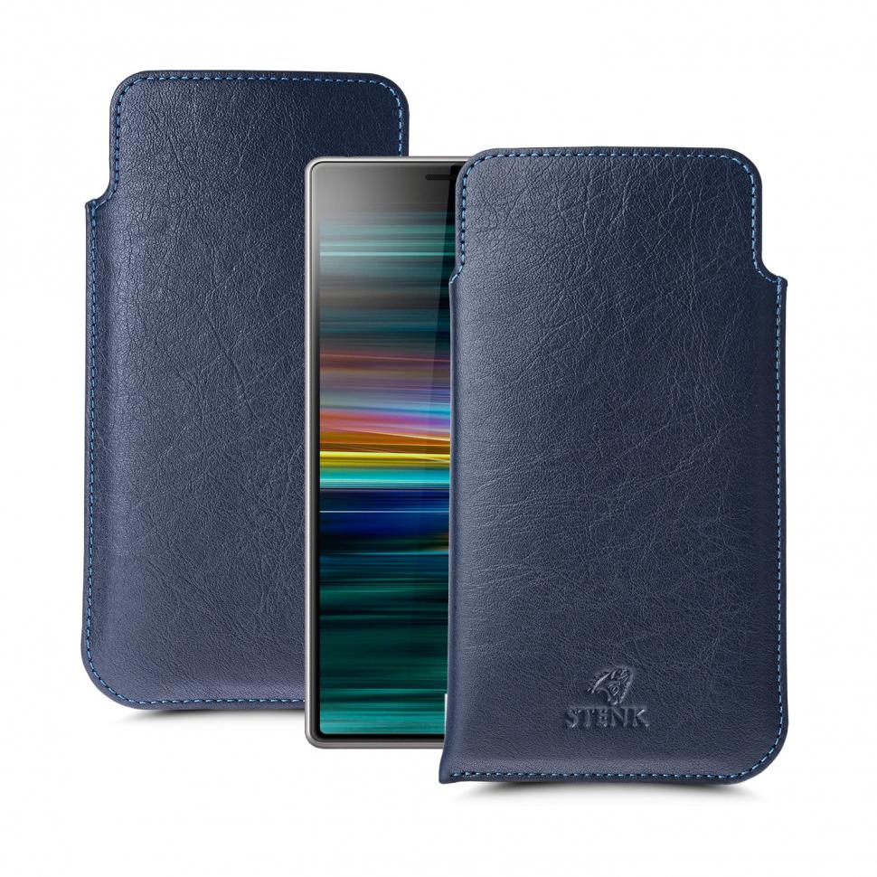Футляр Stenk Elegance для Sony Xperia 10 Plus Синий (63341)