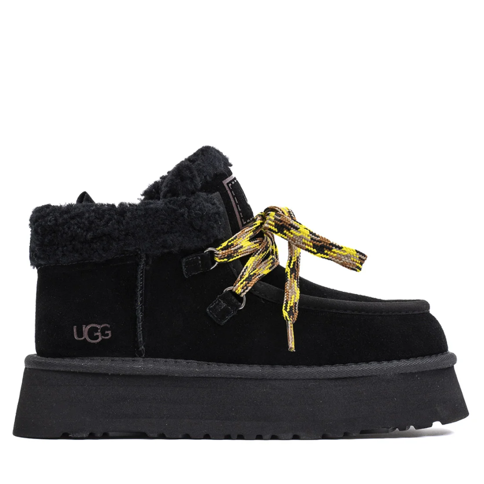 Уггі жіночі UGG Funkarra Platform Black р. 41 Чорний (20936)