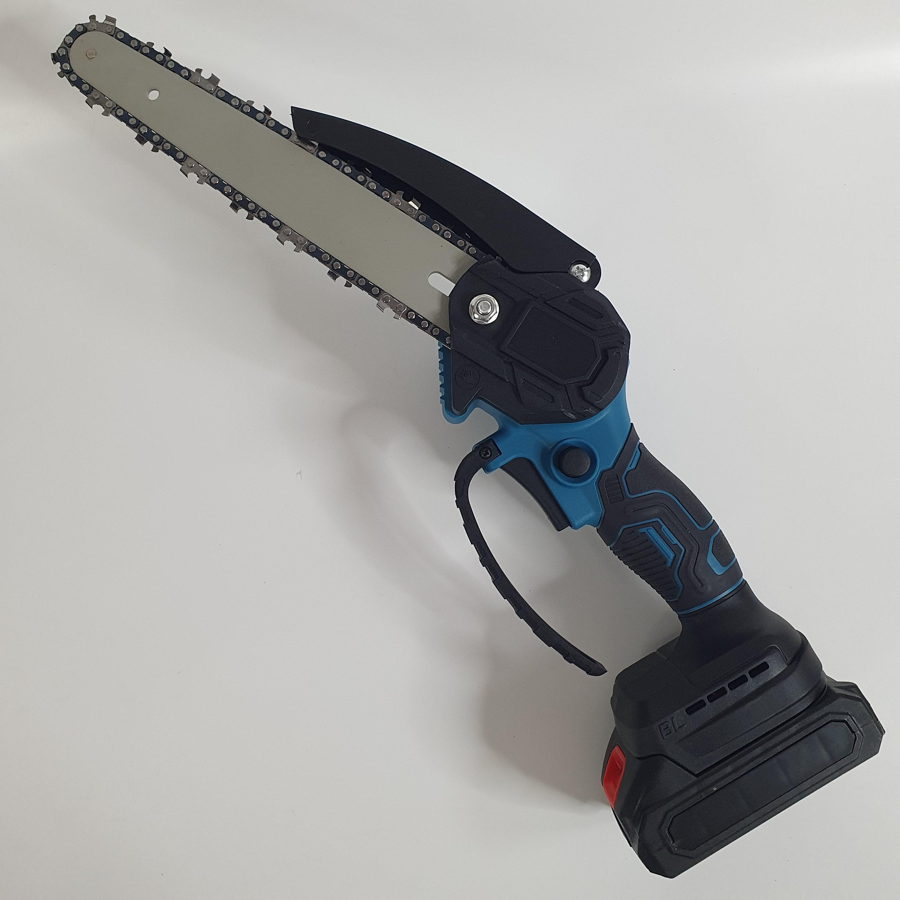 Электропила цепная Chain Saw VL-33 8" с 2-мя аккумуляторами 21V в кейсе (CCS-21) - фото 10