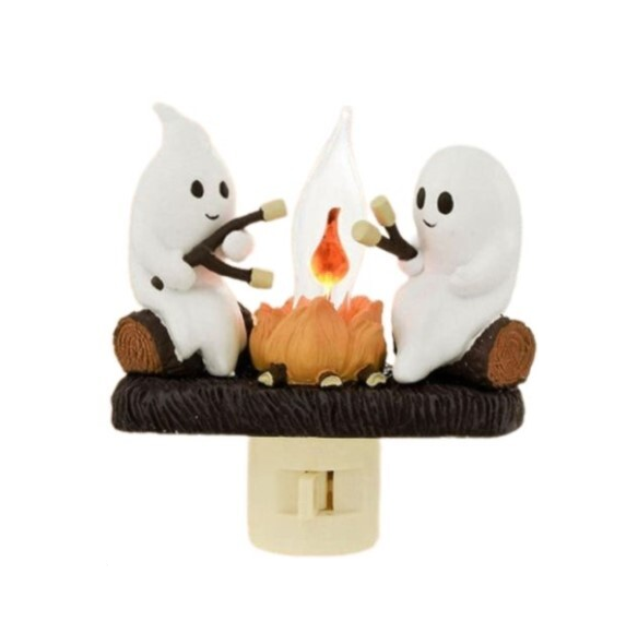 Ночник светодиодный работающий от сети 220V в форме двух привидений (Y01960) Ночник светодиодный работающий от сети 220V в форме двух привидений (Y01960)