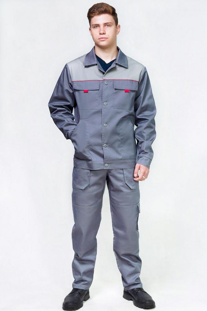 Костюм робочий САРЖА куртка та штани р. 56/58 170-176 см Сірий (31866761) Костюм робочий САРЖА куртка та штани р. 56/58 170-176 см Сірий (31866761)