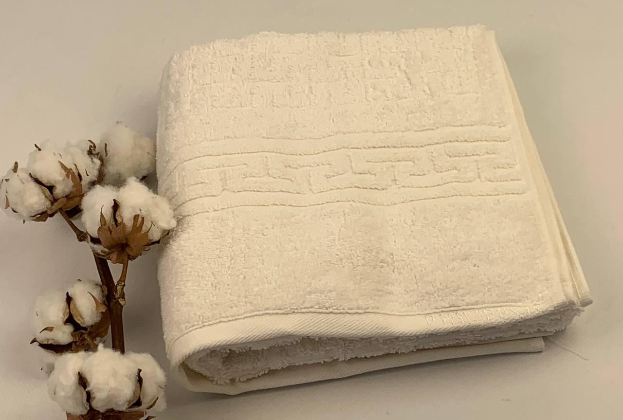 Рушник Philippus Delux Cotton Bali 50x90 см Молочний (CN34689) Рушник Philippus Delux Cotton Bali 50x90 см Молочний (CN34689)