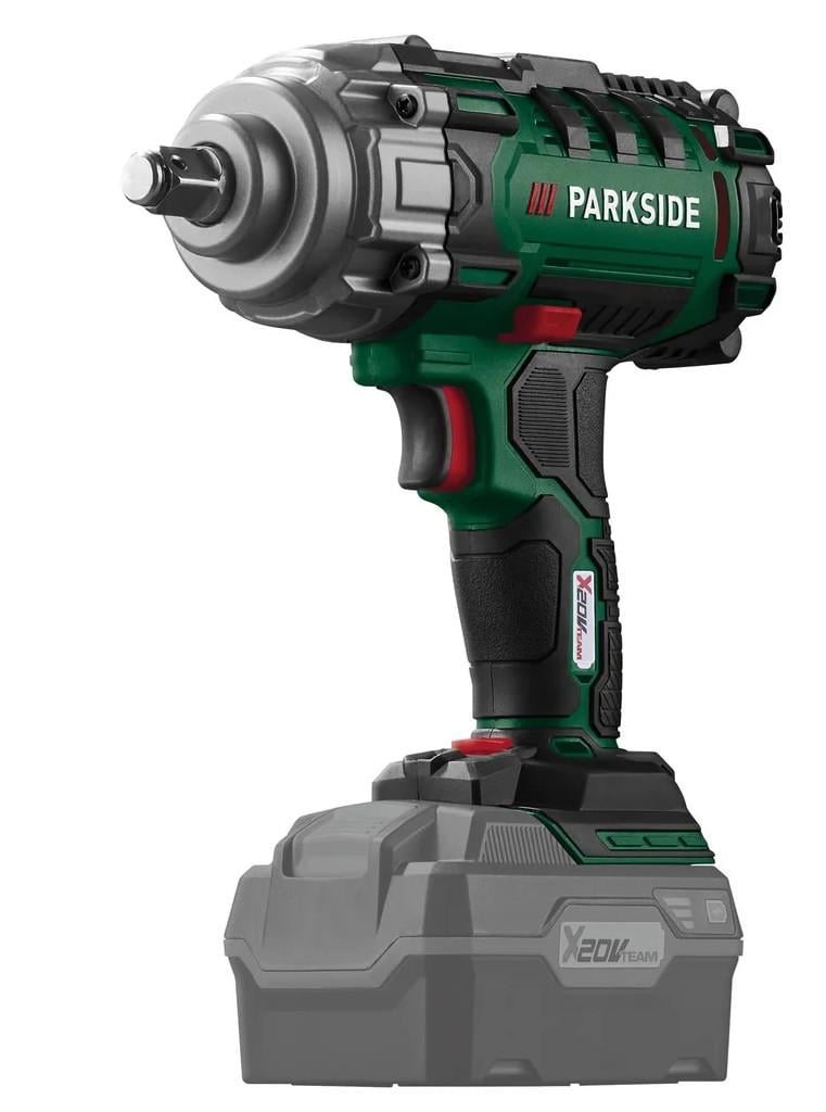Гайковерт ударный аккумуляторный PARKSIDE PASSK 20-Li C2 20 В 400 Нм 5 уровней скорости без АКБ и ЗУ