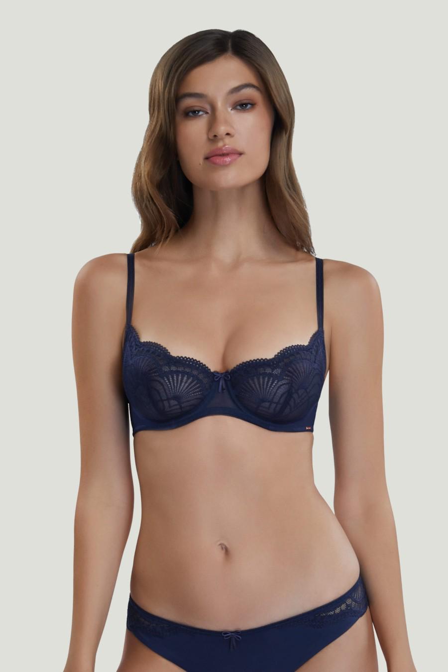 Бюстгальтер з м'якою чашкою Marc&Andre 70E Синій (65630)