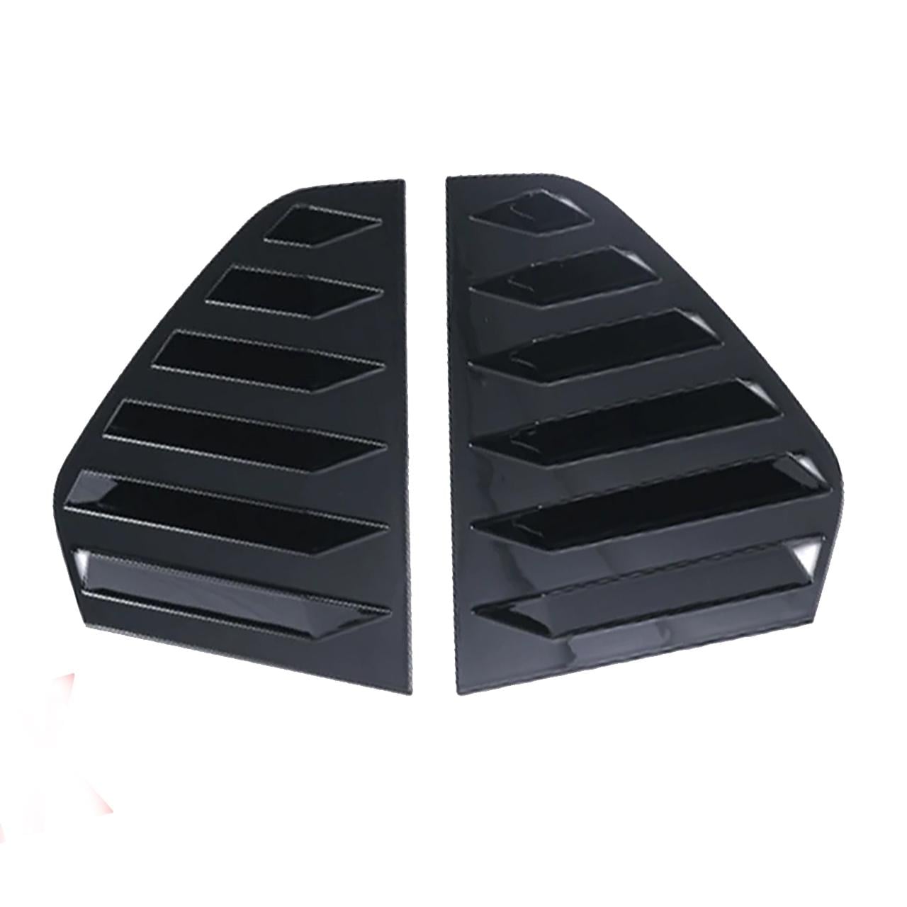 Накладки на окна задней двери Volkswagen Golf VIII MK8 с 2020 - Черный (18925625)