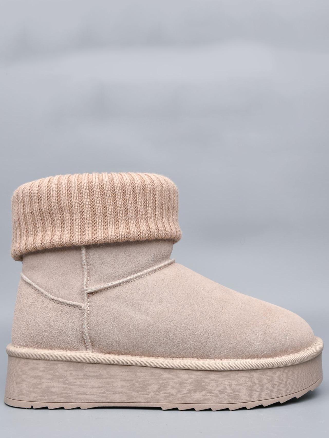 Замшевые угги на овчине Stilli UGN160-4 р. 41 Молочный