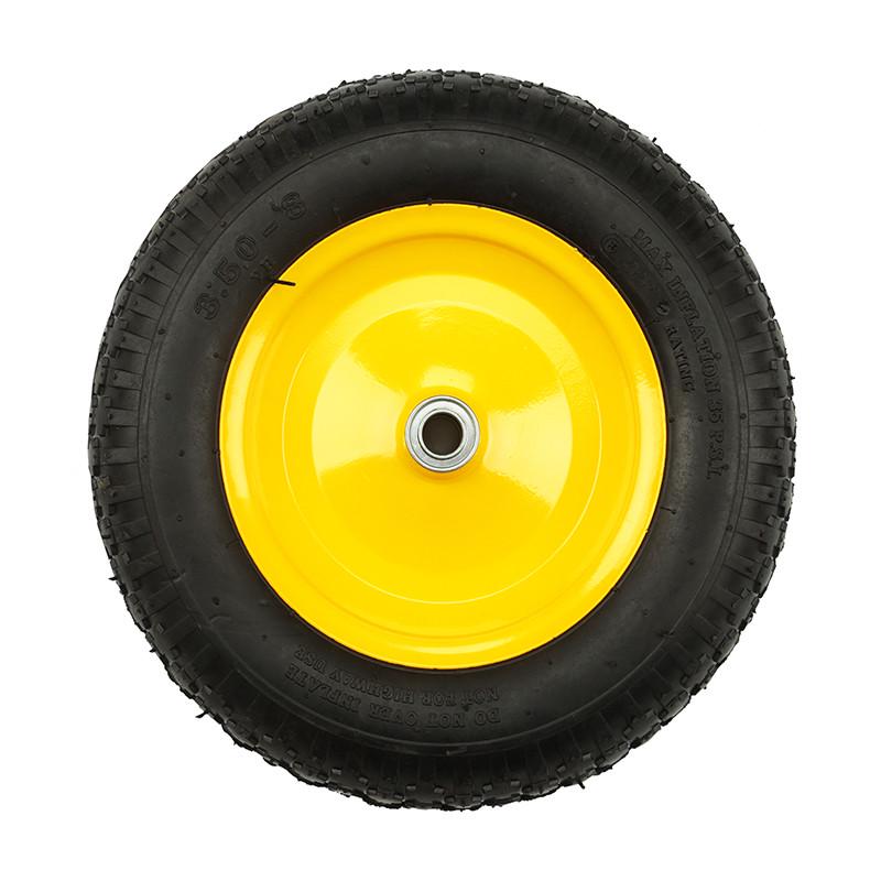 Колесо пневмо 3,5х8, o/d 20 на тачку Budmonster 01-003/01-008 01-032 (56760) - фото 3