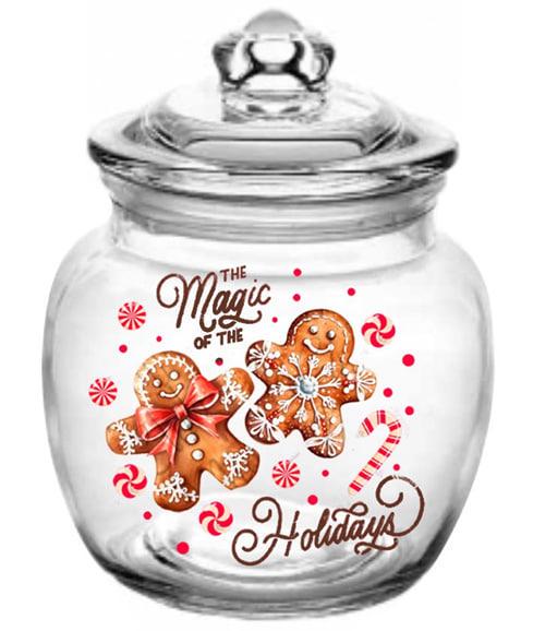 Банка стеклянная для хранения Magic holidays 550 мл (85006195)