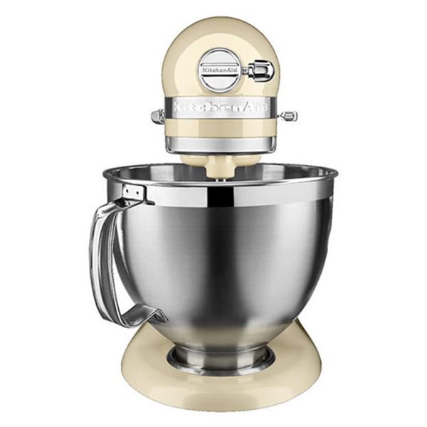 Миксер планетарный KitchenAid Artisan 4,8 л Кремовый (5KSM185PSEAC) - фото 3