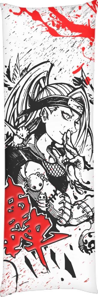 Подушка дакимакура Deidara Paints 60x180 см (14102139)