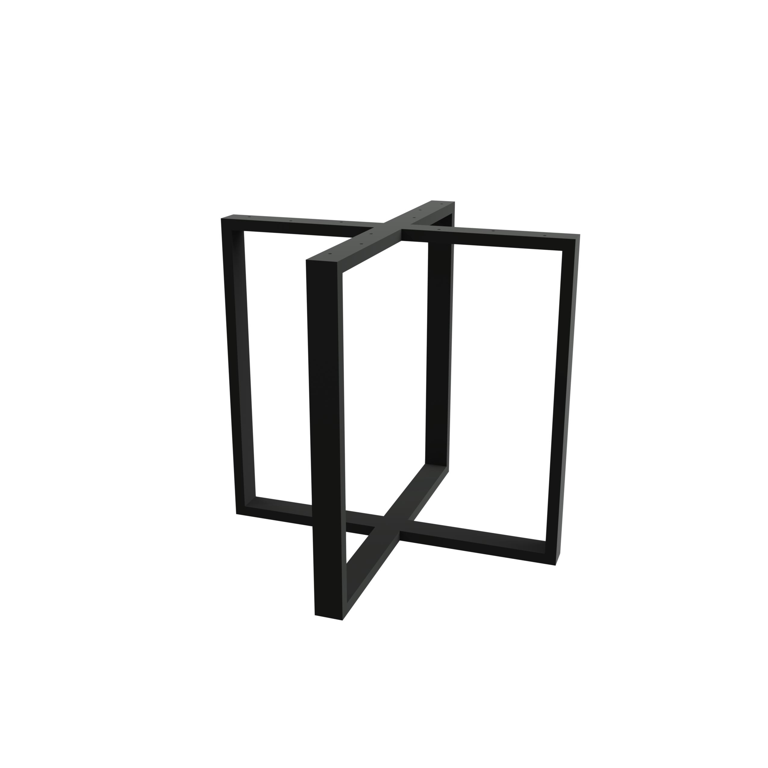 Опора для стола Lofty Серия 19 из металла ширина 780х780 мм Черный Опора для стола Lofty Серия 19 из металла ширина 780х780 мм Черный