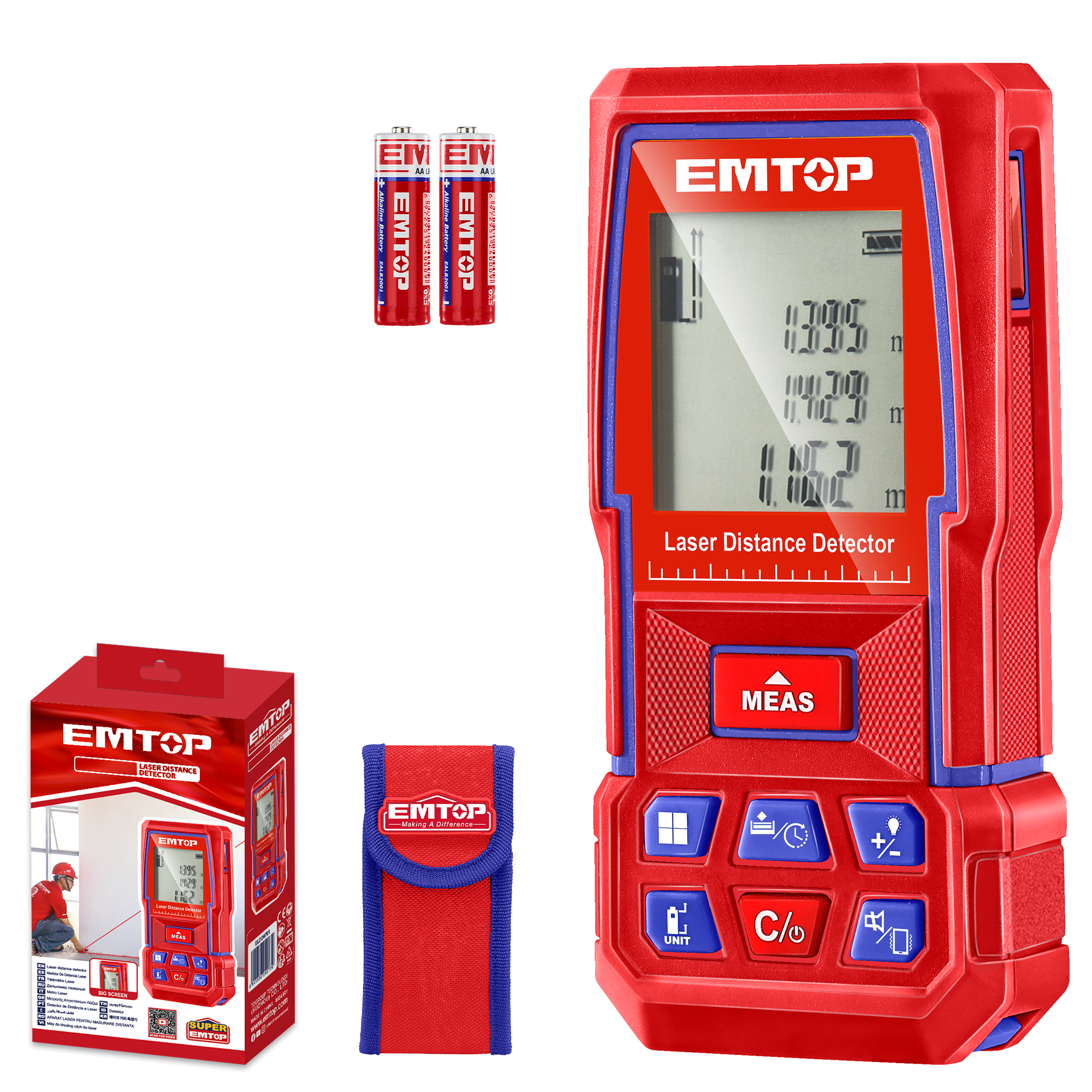 Лазерний далекомір EMTOP ELDD1008 Лазерний далекомір EMTOP ELDD1008