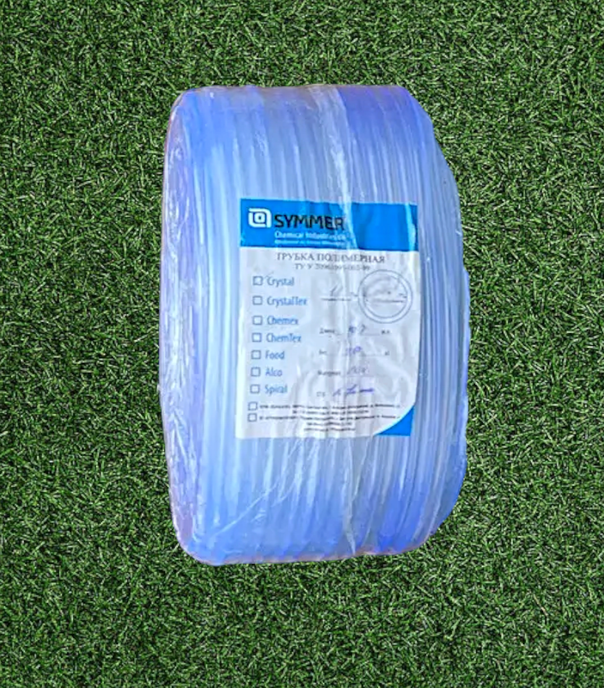 Шланг пищевой Crystal-Symmer высокого давления ПВХ 16х2 мм 10 м - фото 2