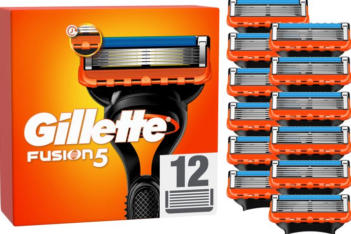 Картриджі змінні Gillette Fusion 5 для гоління чоловічі 12 шт. (12097601) Картриджі змінні Gillette Fusion 5 для гоління чоловічі 12 шт. (12097601)